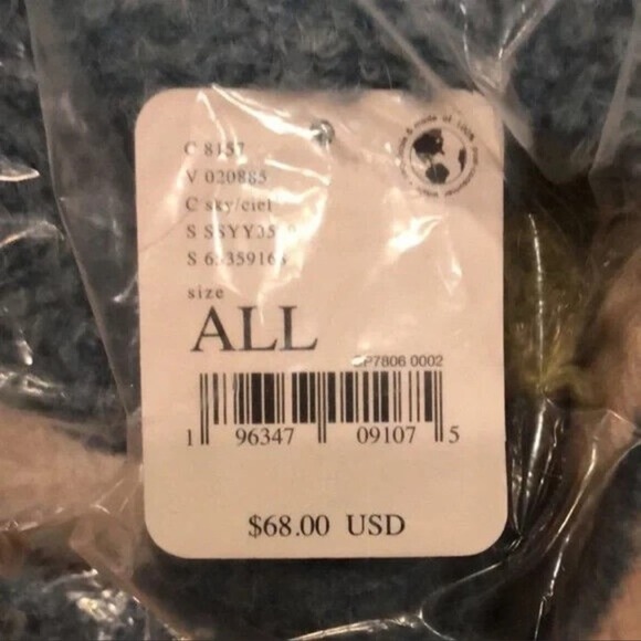 Free People Sky-High Clouds Carry On Slouchy Tote Striped Scarf
NWT - Picture 4 of 4